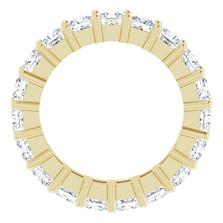 10K Yellow Gold 3 3/4 CTW Lab-Grown Diamond Eternity Band Size 5.5