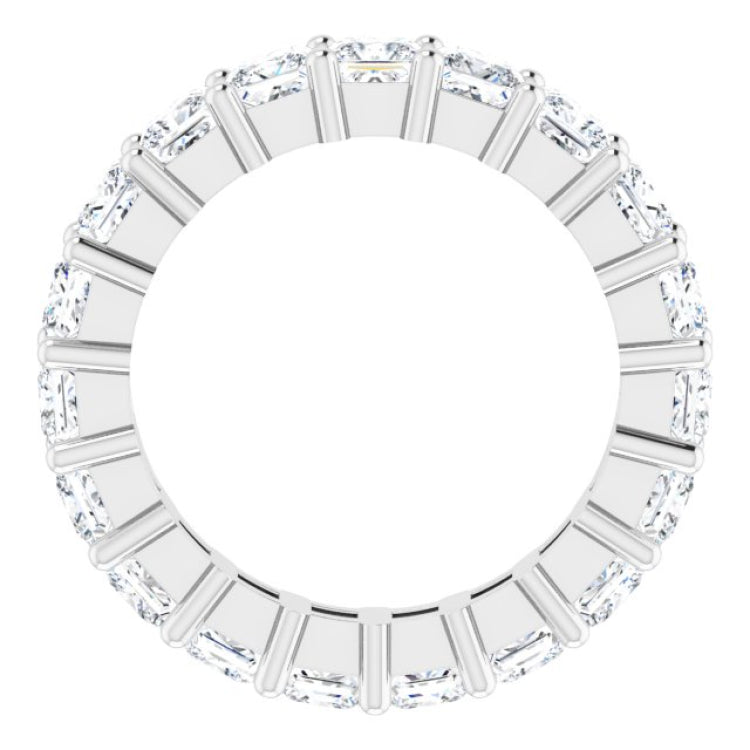 10K White Gold 3 3/4 CTW Lab-Grown Diamond Eternity Band Size 6