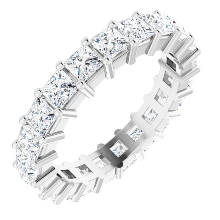 10K White Gold 4 1/4 CTW Lab-Grown Diamond Eternity Band Size 9