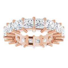 10K Rose Gold 4 1/2 CTW Lab-Grown Diamond Eternity Band Size 5.5