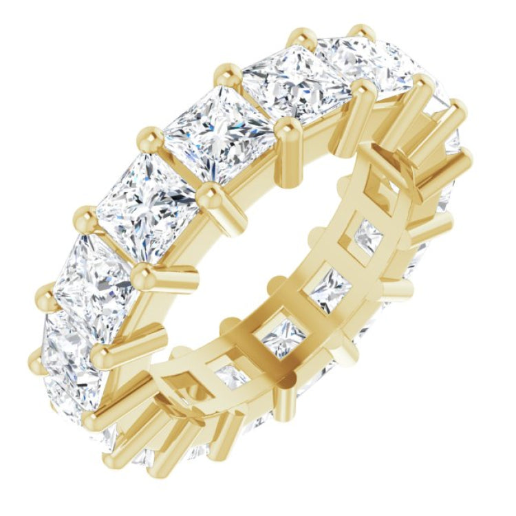 10K Yellow Gold 4 1/2 CTW Lab-Grown Diamond Eternity Band Size 4.75