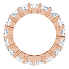 10K Rose Gold 4 3/4 CTW Lab-Grown Diamond Eternity Band Size 5.5