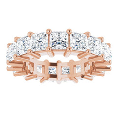 10K Rose Gold 4 3/4 CTW Lab-Grown Diamond Eternity Band Size 5.5