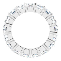 10K White Gold 4 3/4 CTW Lab-Grown Diamond Eternity Band Size 5.5