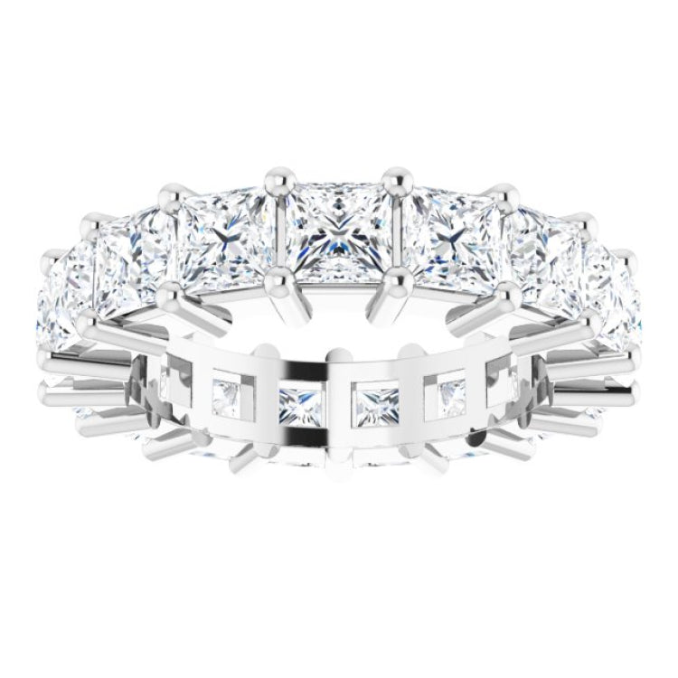 10K White Gold 4 3/4 CTW Lab-Grown Diamond Eternity Band Size 6