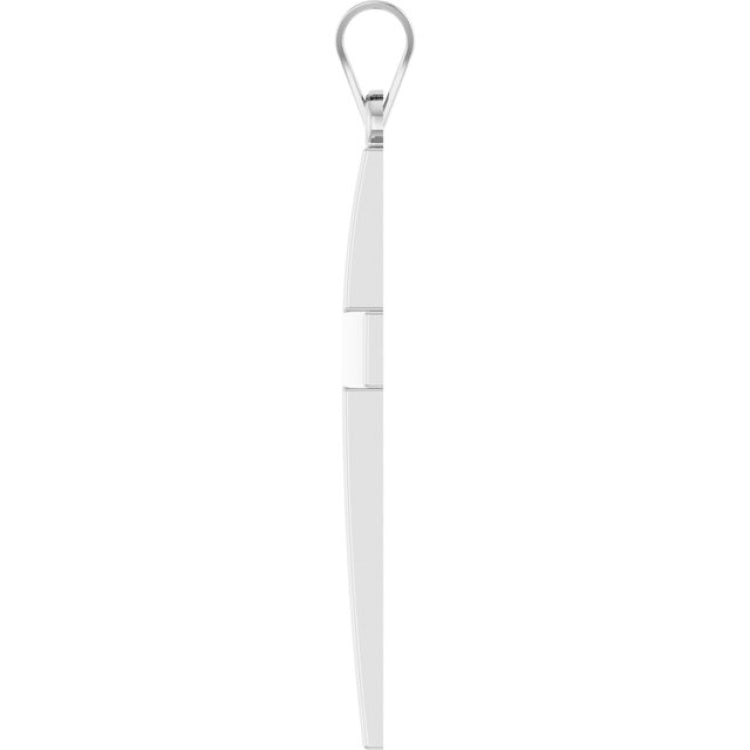 Platinum Cross Pendant