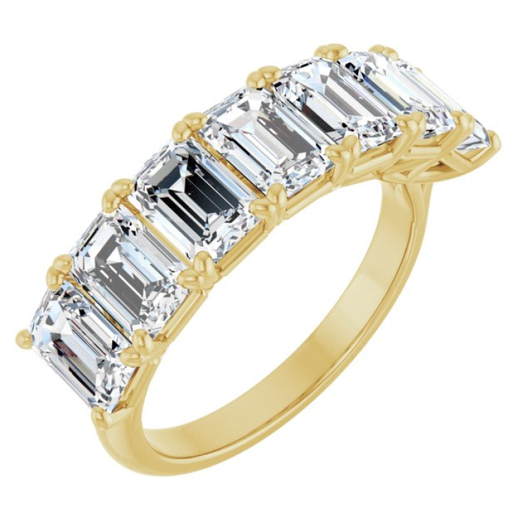 10K Yellow Gold 3 1/2 CTW Lab-Grown Diamond Anniversary Band