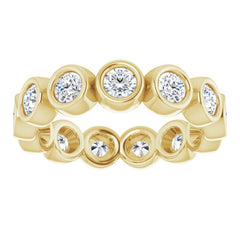 10K Yellow Gold 1 9/10 CTW Natural Diamond Eternity Band Size 8.75