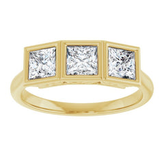 10K Yellow Gold 1 1/6 CTW Natural Diamond Anniversary Band