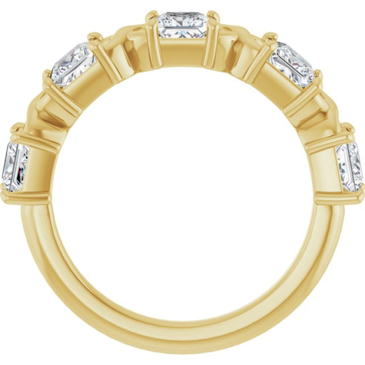 10K Yellow Gold 1 1/2 CTW Natural Diamond Anniversary Band