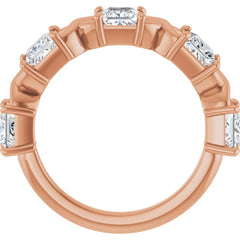 10K Rose Gold 1 9/10 CTW Natural Diamond Anniversary Band