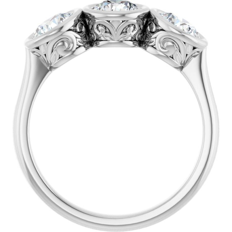 10K White Gold 1 1/2 CTW Lab-Grown Diamond Anniversary Band