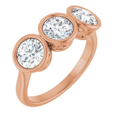 10K Rose Gold 1 3/4 CTW Lab-Grown Diamond Anniversary Band