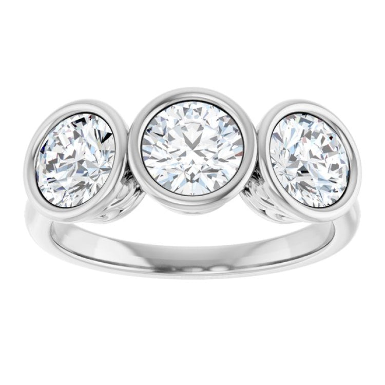 10K White Gold 1 3/4 CTW Lab-Grown Diamond Anniversary Band