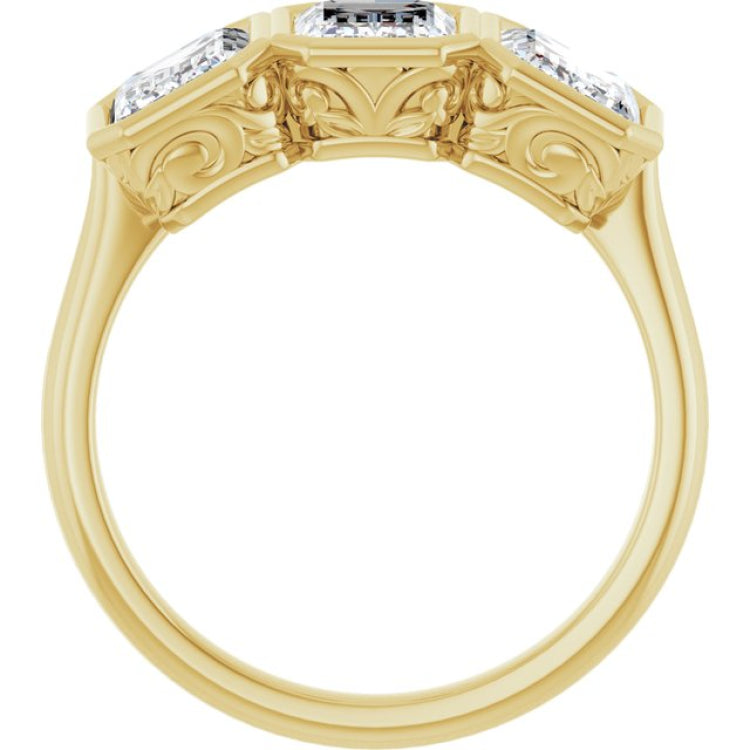 10K Yellow Gold 3 CTW Lab-Grown Diamond Anniversary Band