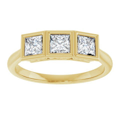 10K Yellow Gold 7/8 CTW Lab-Grown Diamond Anniversary Band