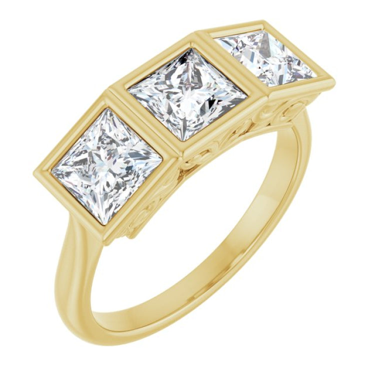 10K Yellow Gold 2 1/4 CTW Lab-Grown Diamond Anniversary Band
