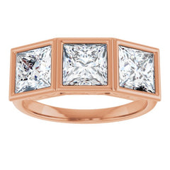 10K Rose Gold 3 1/5 CTW Lab-Grown Diamond Anniversary Band