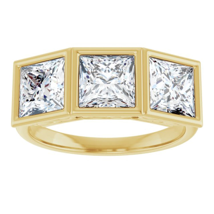 10K Yellow Gold 3 1/5 CTW Lab-Grown Diamond Anniversary Band