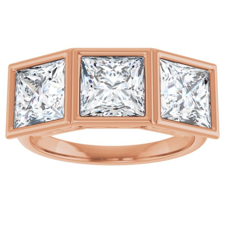 10K Rose Gold 4 1/5 CTW Lab-Grown Diamond Anniversary Band