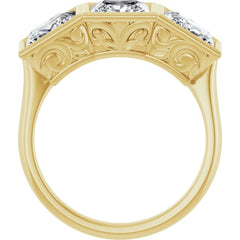 10K Yellow Gold 4 1/5 CTW Lab-Grown Diamond Anniversary Band