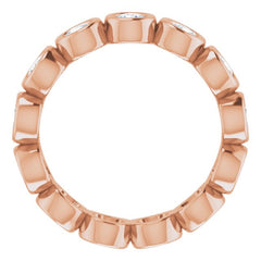 10K Rose Gold 1 7/8 CTW Lab-Grown Diamond Eternity Band Size 7.75