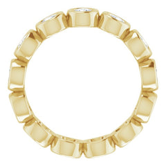 10K Yellow Gold 1 7/8 CTW Lab-Grown Diamond Eternity Band Size 8.25