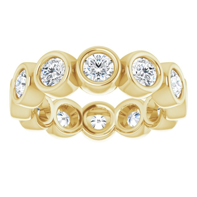 10K Yellow Gold 1 3/4 CTW Lab-Grown Diamond Eternity Band Size 6