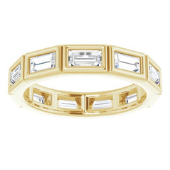 10K Yellow Gold 1 1/6 CTW Lab-Grown Diamond Eternity Band Size 4.25
