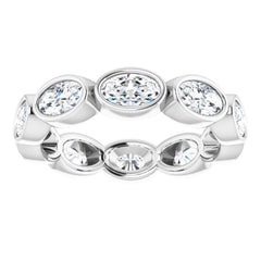 10K White Gold 1 9/10 CTW Lab-Grown Diamond Eternity Band Size 6.25