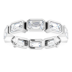 10K White Gold 3 1/3 CTW Lab-Grown Diamond Eternity Band Size 7.25