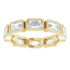 10K Yellow Gold 3 1/3 CTW Lab-Grown Diamond Eternity Band Size 7.25