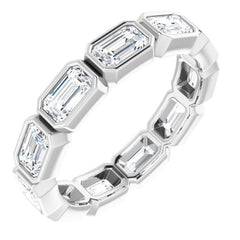 10K White Gold 3 5/8 CTW Lab-Grown Diamond Eternity Band Size 8.75
