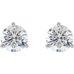 14K White Gold 1/4 CTW Natural Diamond Stud Earrings