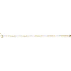 14K Yellow Gold 2 CTW Natural Diamond Line 7 1/4" Bracelet