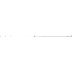 Sterling Silver 1/10 CT Natural Diamond 6 1/2-7 1/2" Bracelet