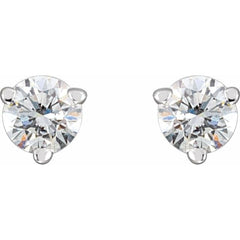 Platinum 1/5 CTW Natural Diamond Earrings
