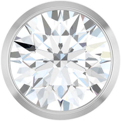 Platinum 1 CT Natural Diamond Slide Pendant