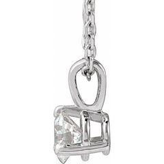 Platinum 1/4 CTW Lab-Grown Diamond 18" Necklace