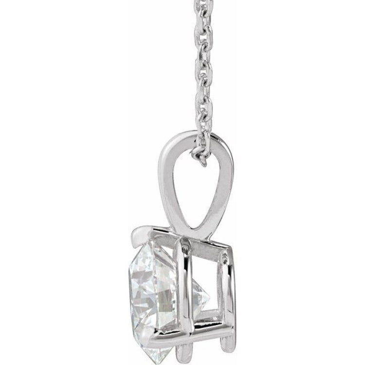 Platinum 1 CTW Lab-Grown Diamond 18" Necklace