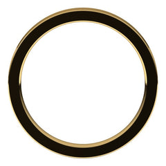 10K Yellow Gold 2.5 mm Comfort-Fit Flat Band Size 5.5
