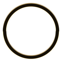 18K Yellow Gold 1 mm Flat Band Size 7