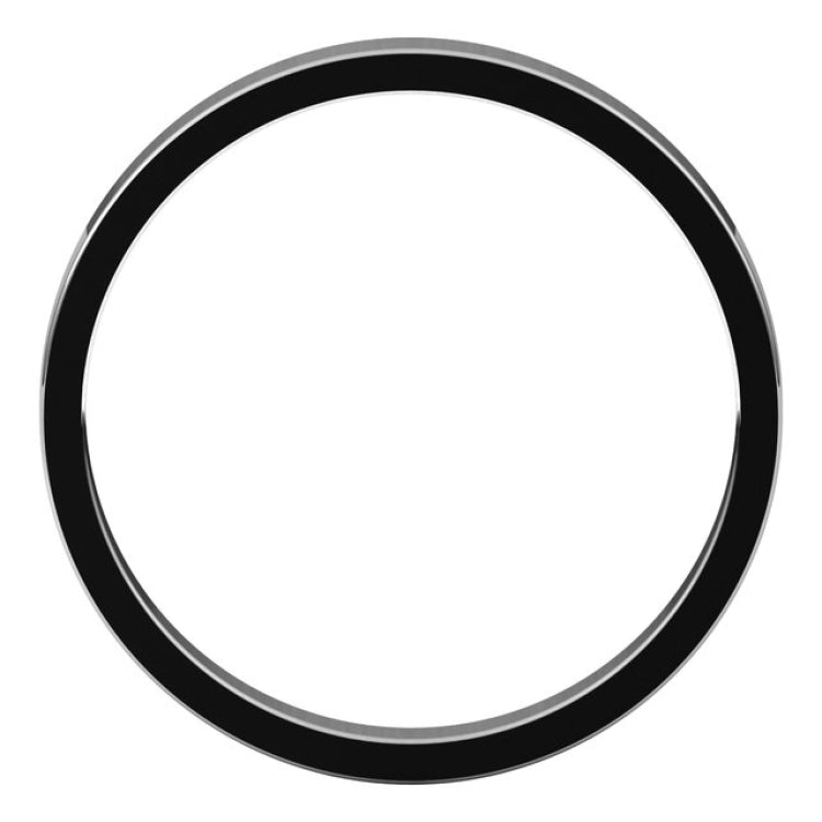 14K White Gold 2.5 mm Flat Band Size 6