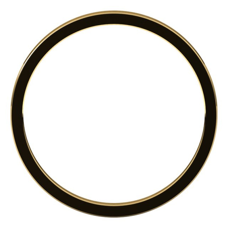 18K Yellow Gold 1.5 mm Flat Band Size 4