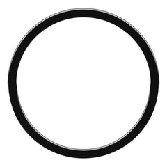 10K White Gold 1 mm Flat Band Size 11