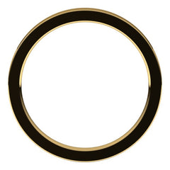 14K Yellow Gold 2 mm Comfort-Fit Flat Band Size 6