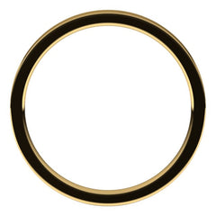 10K Yellow Gold 2 mm Flat Comfort Fit Light Band Size 5.5