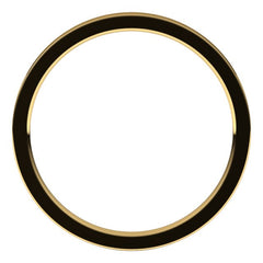 14K Yellow Gold 1.5 mm Lightweight Comfort-Fit Flat Band Size 5