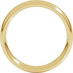 18K Yellow Gold 4 mm Comfort-Fit European-Style Band Size 10