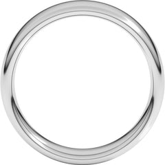 Platinum 6 mm Comfort-Fit European-Style Band Size 10